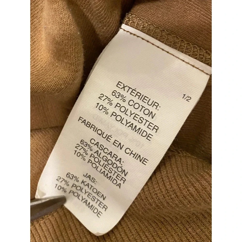 Vuori‎ Jeffreys Pullover Mens M Camel Heather Athleisure Gorpcore V218